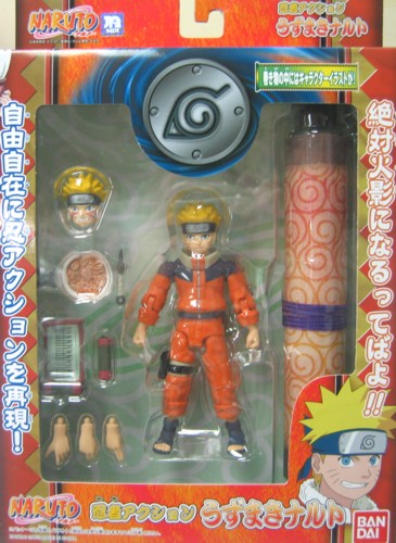 bandai naruto action figures